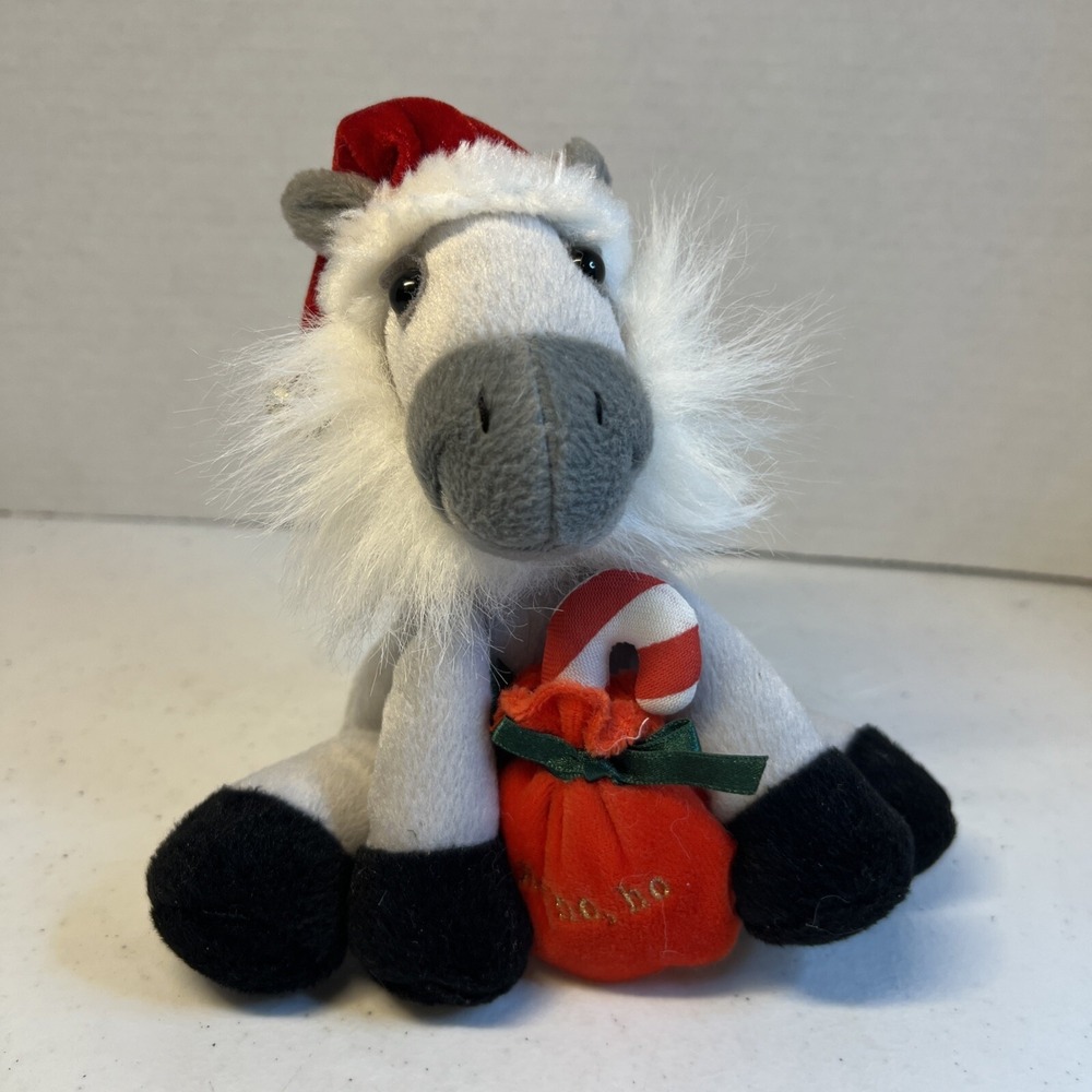 Retired 2004 Breyer Horse Christmas Holiday Santa Plush Stuffed Toy